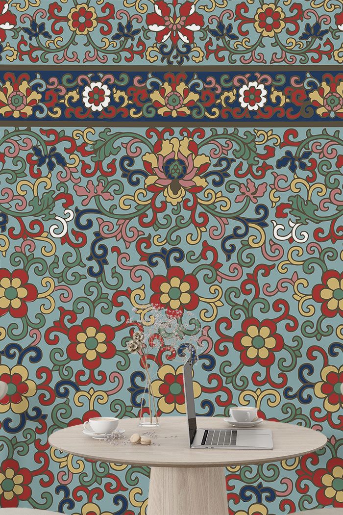red-damask-wallpaper-tall-view