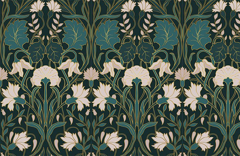 black-damask-wallpaper-design
