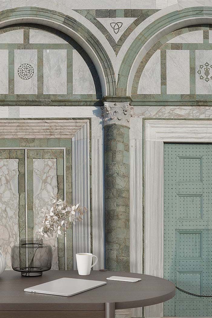 white-geometric-arch-doors-wallpaper-wallpaper-detailed