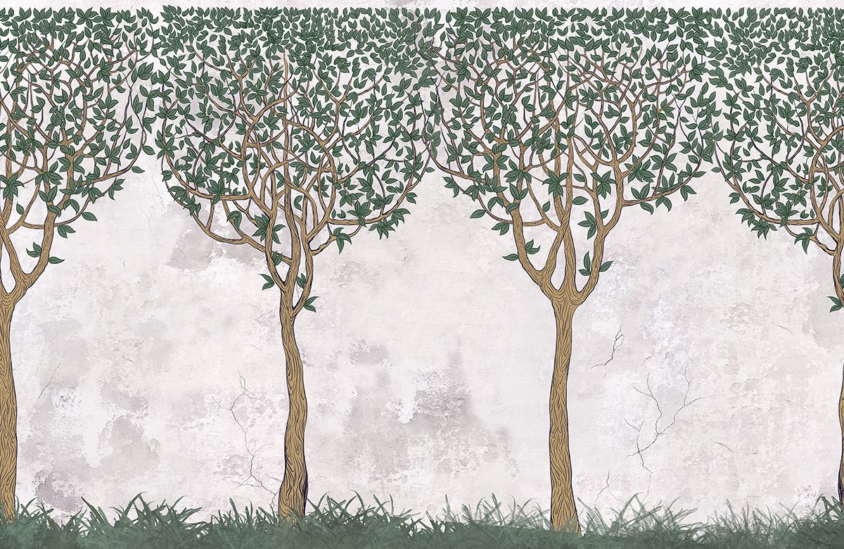 painted-trees-on-a-concrete-wall-murals-only-image