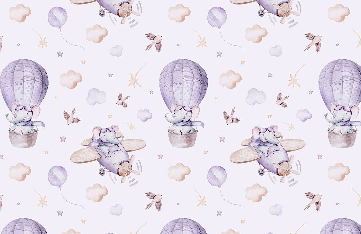 purple-childrens-wallpaper-design-only