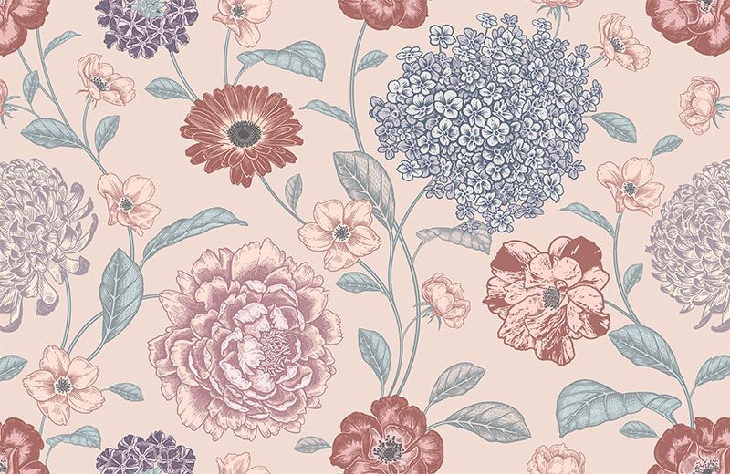 pink-floral-wallpaper-for-walls-design
