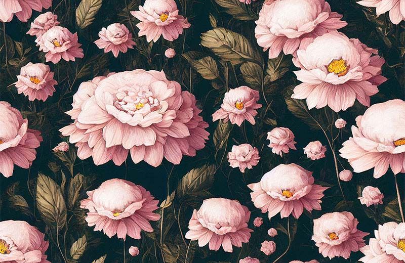 pink-flower-wallpaper-for-walls-design