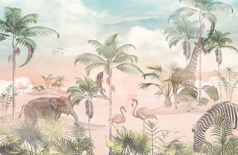 tropical-animal-wallpaper-design-only