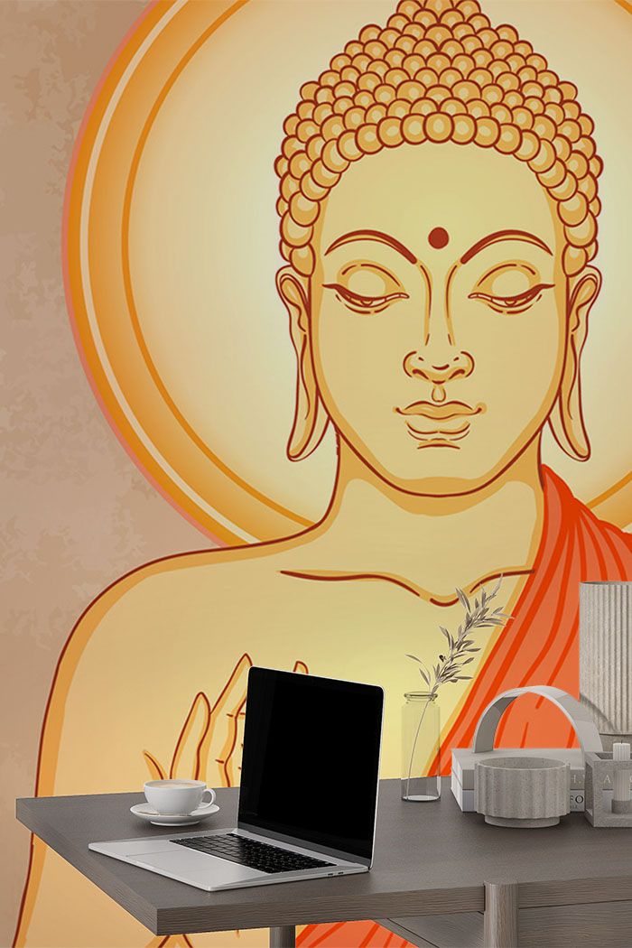 buddha-wall-mural-tall-view