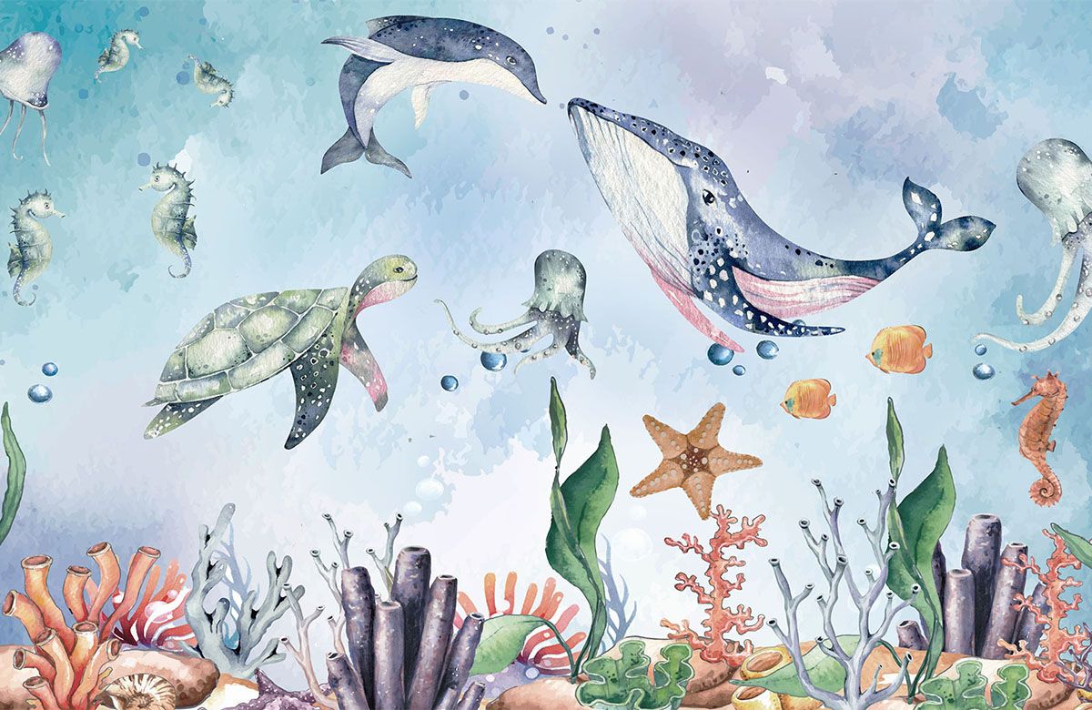 underwater-blue-life-wallpaper-view