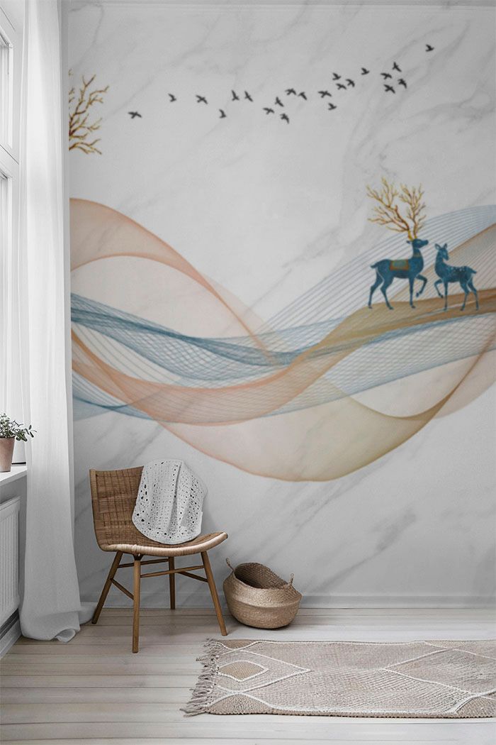 3d-abstract-ribbion-landscape-wallpaper-tall-view