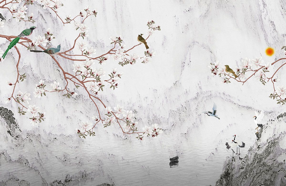 magnolia-birds-chinoiserie-art-wallpaper-view
