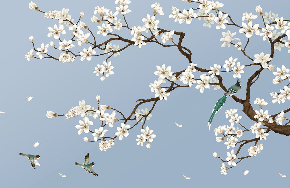 magnolia-birds-blue-chinoiserie-wallpaper-view