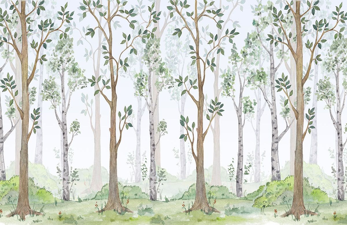 spring-forest-watercolor-art-wallpaper-view