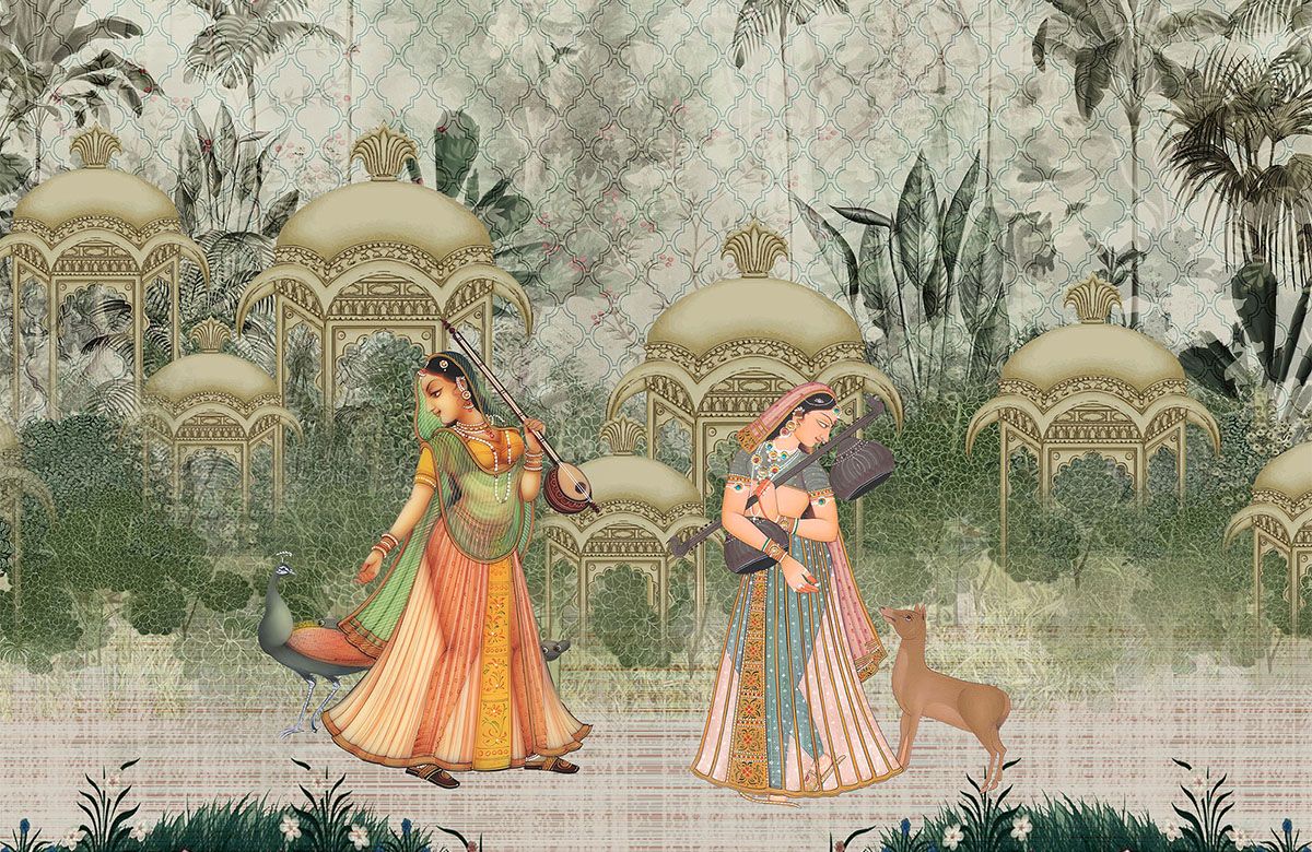 royal-indian-art-wallpaper-view