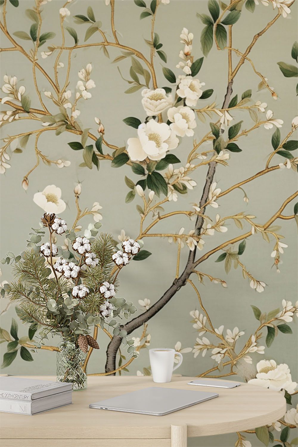chinoiserie-white-flowers-on-a-plant-wallpaper-wallpaper-sample