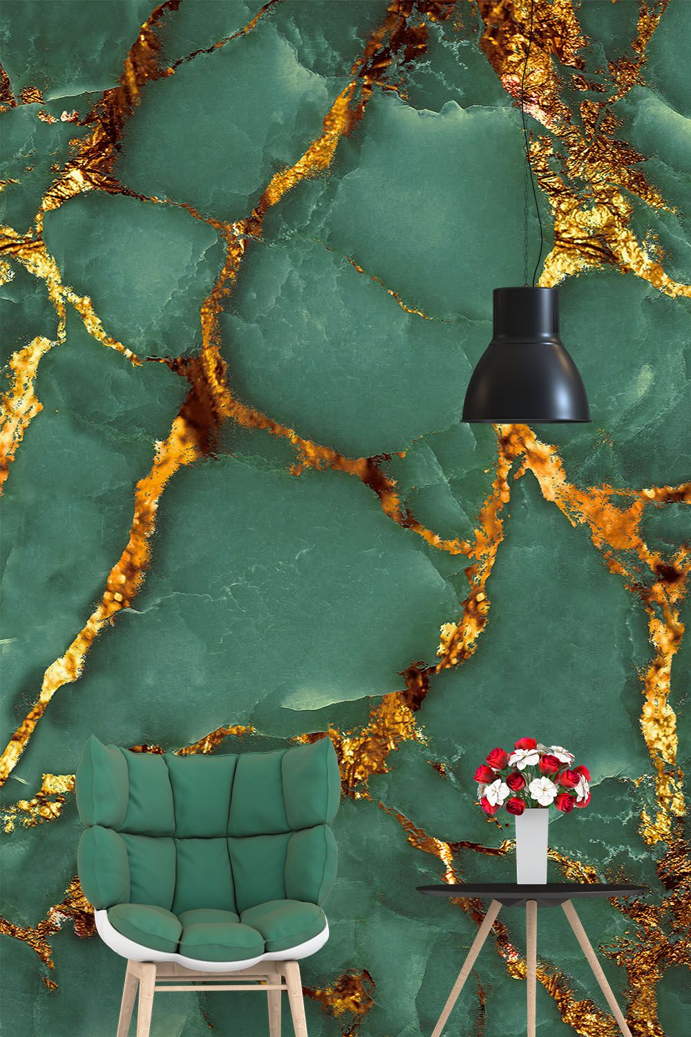 green-and-gold-wallpaper-tall-view