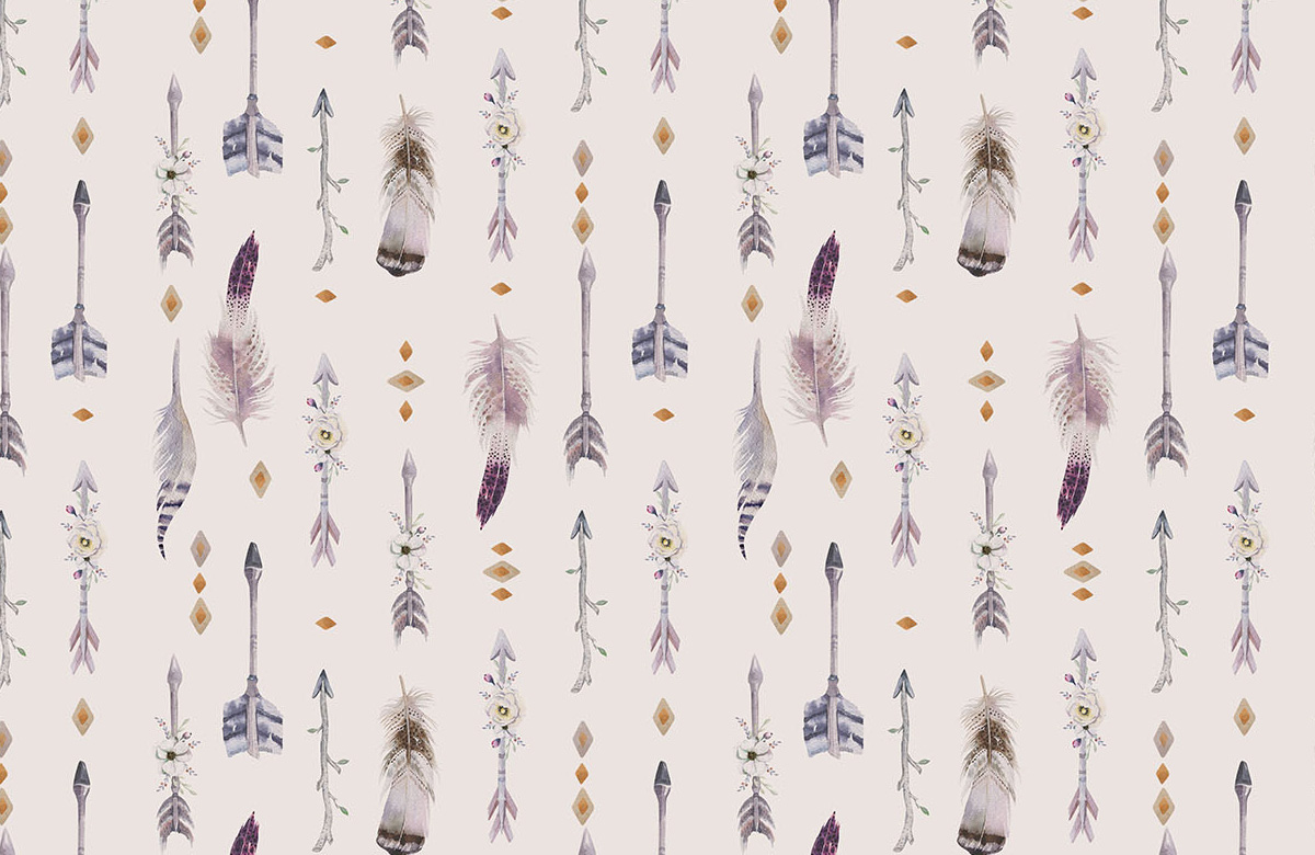 arrows-and-feathers-pattern-wallpapers-only-image