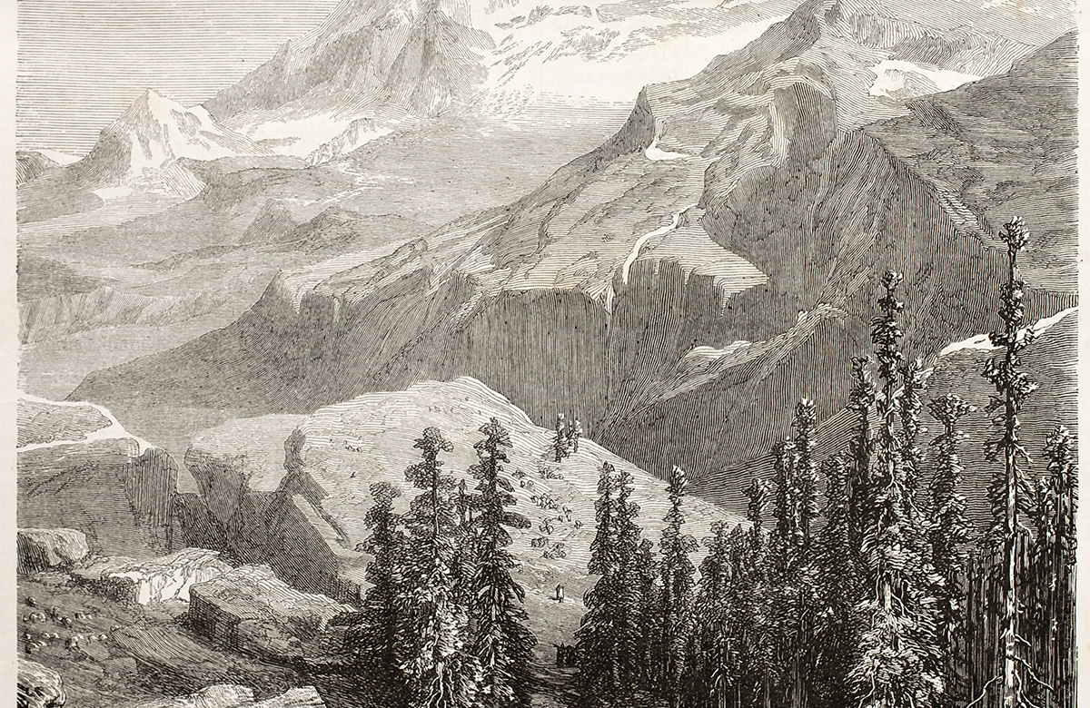 mountain-sketch-wallpaper-design