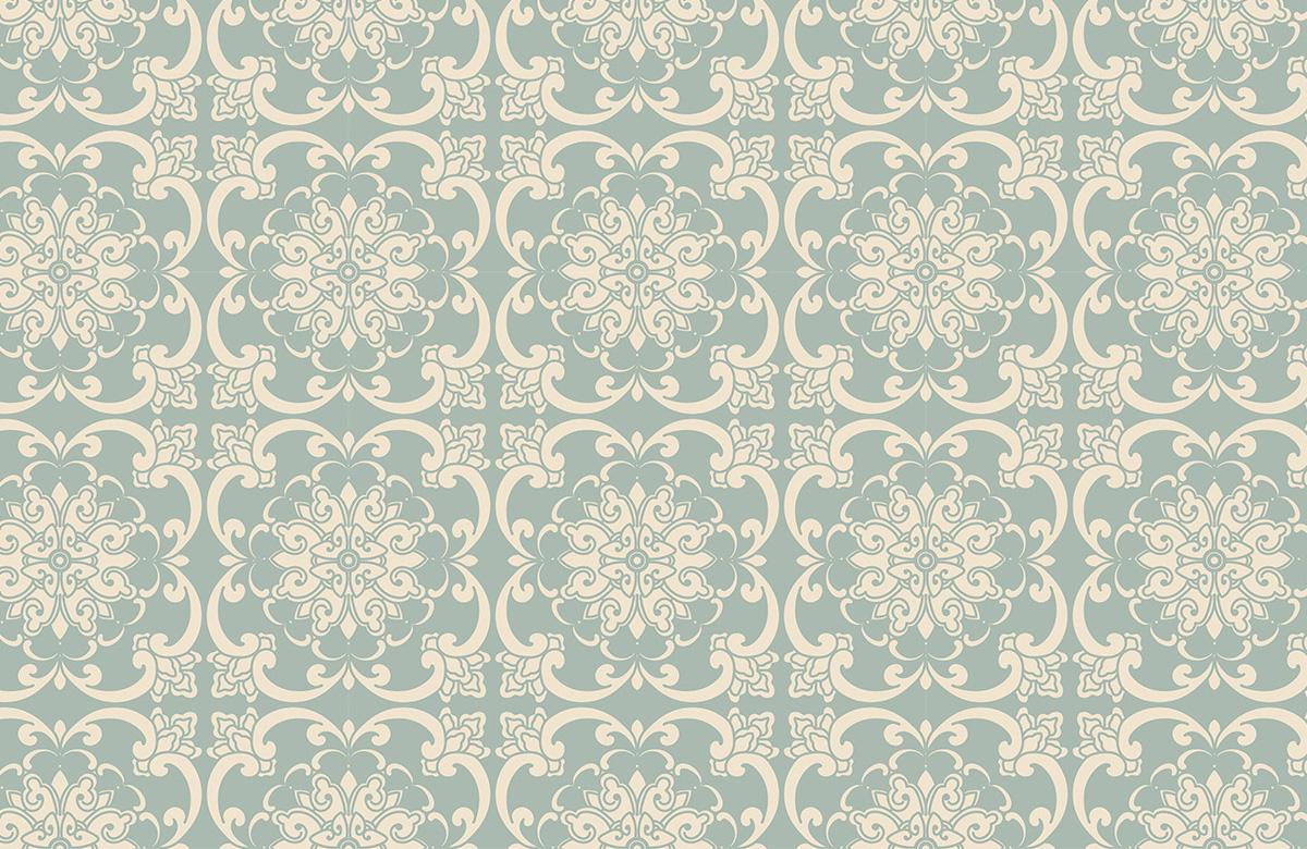 green-tile-wallpaper-design