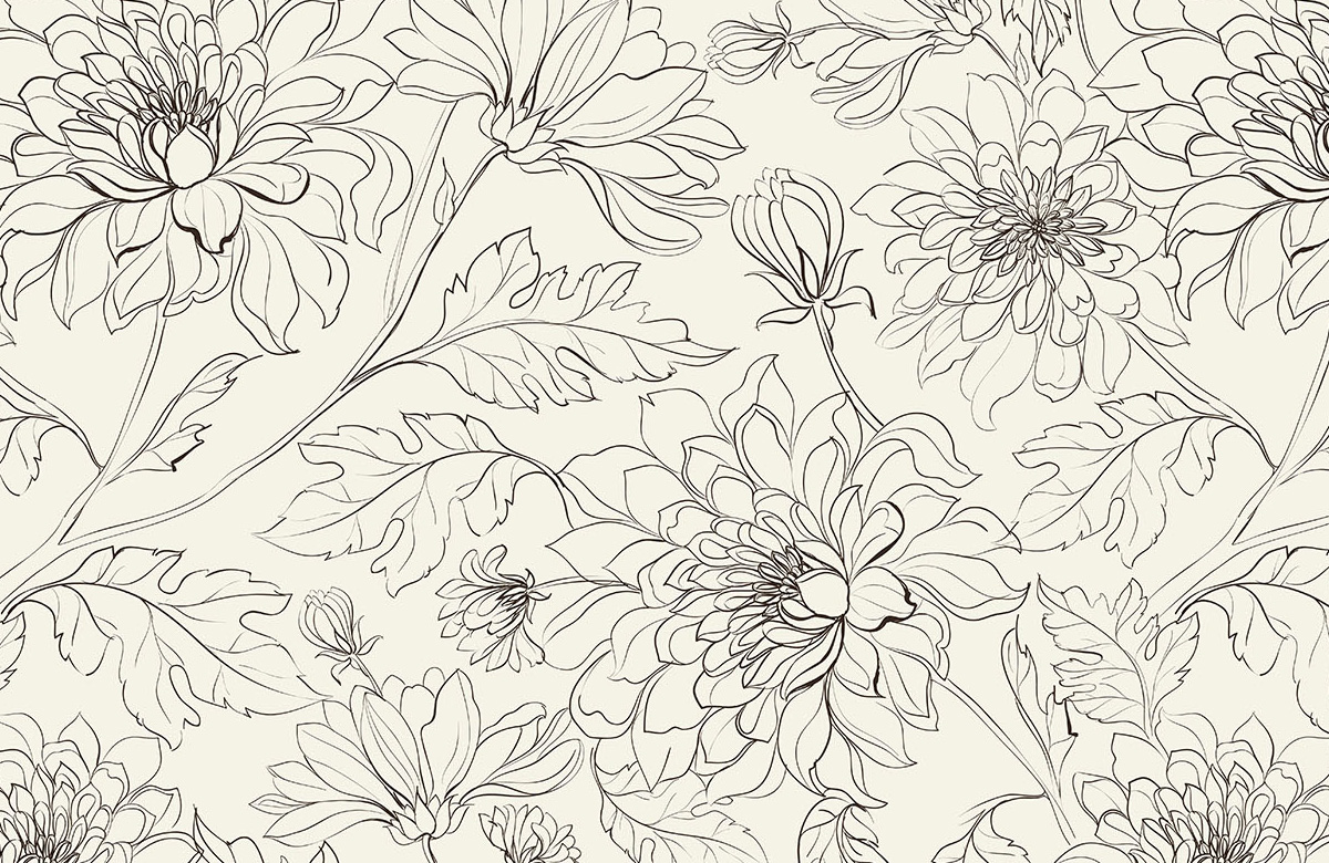 chrysanthemum-wallpaper-design