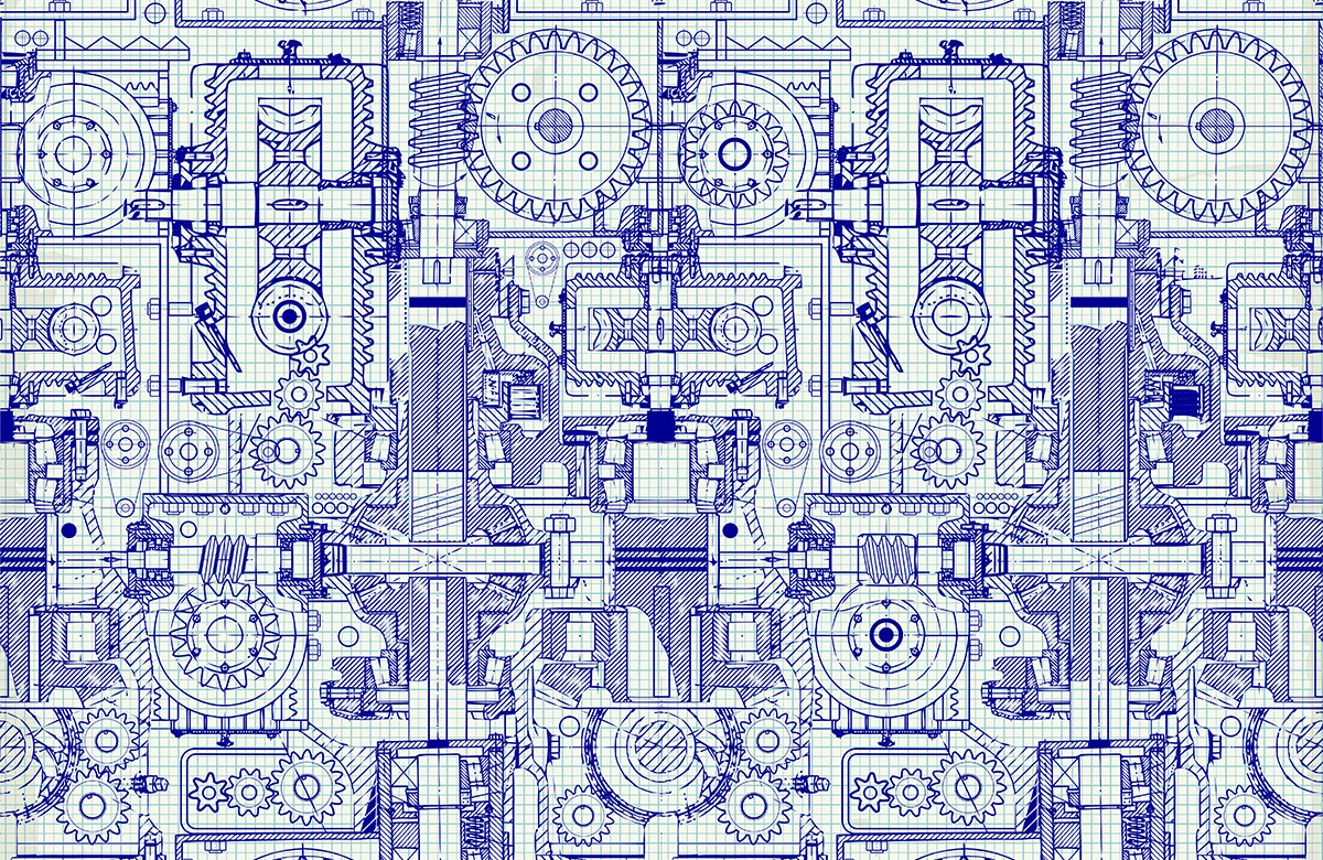 blue-geometric-wallpaper-design