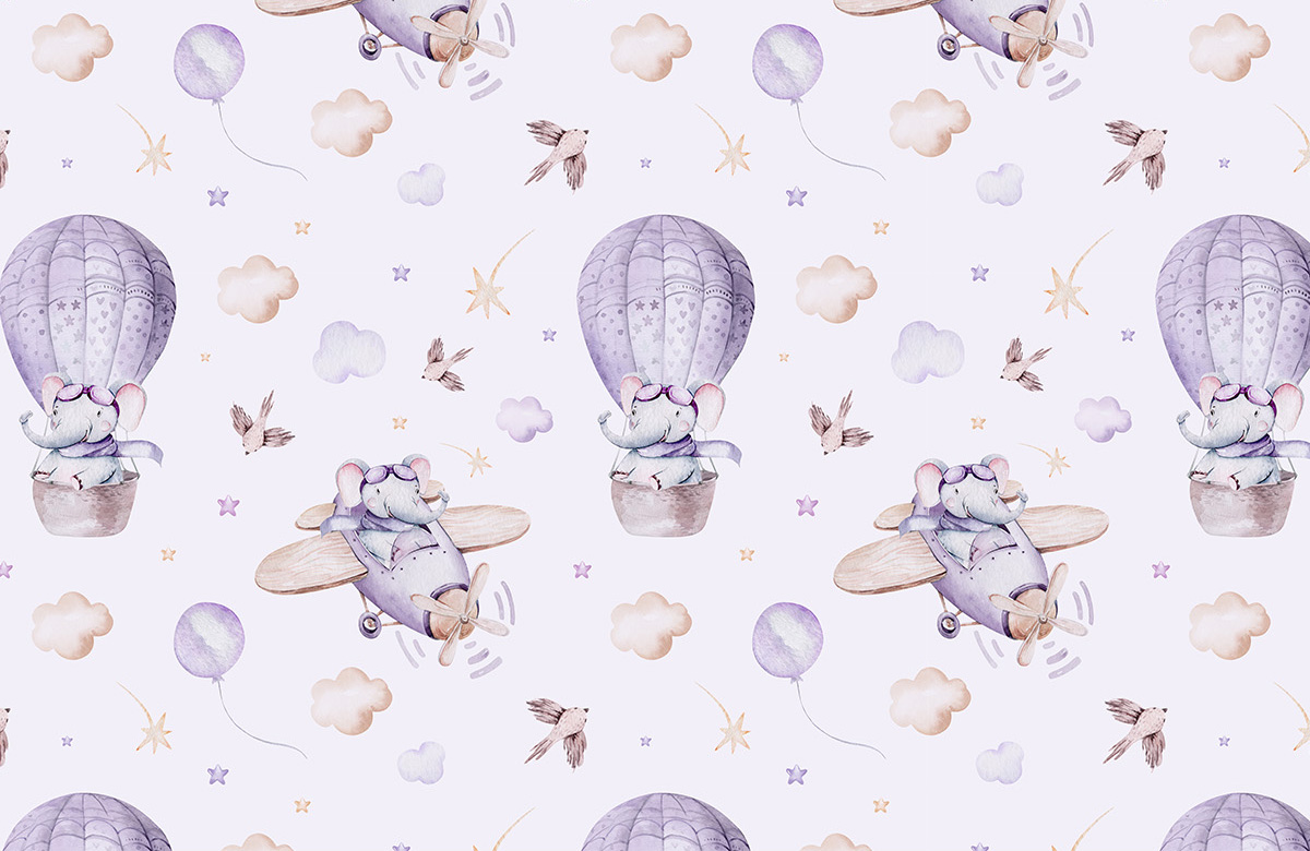 purple-childrens-wallpaper-design-only