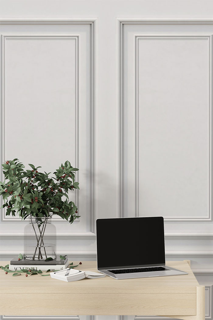 white-3d-wallpaper-tall-view