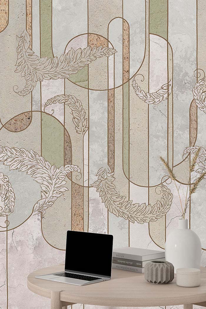 beige-floral-arch-geometric-wallpaper-wallpaper-detailed