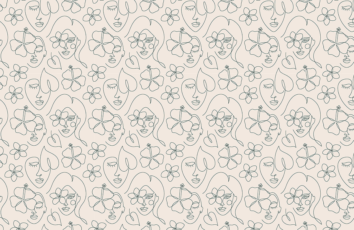 face-sketch-wallpaper-design