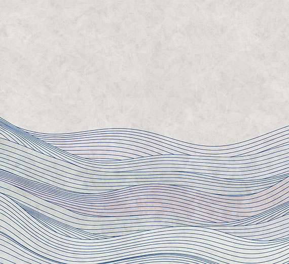 line-drawing-of-waves-on-plaster-wallpaper-wallpaper-thumb