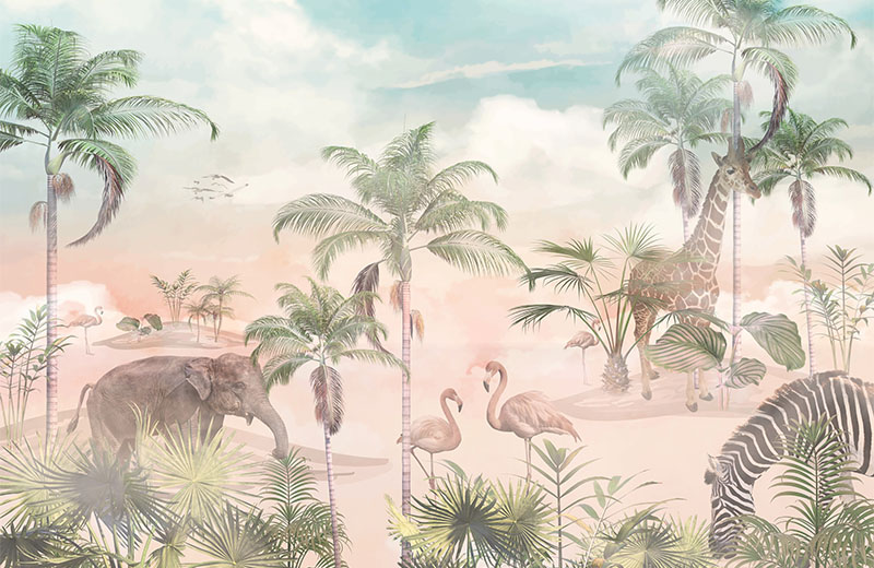 tropical-animal-wallpaper-design-only