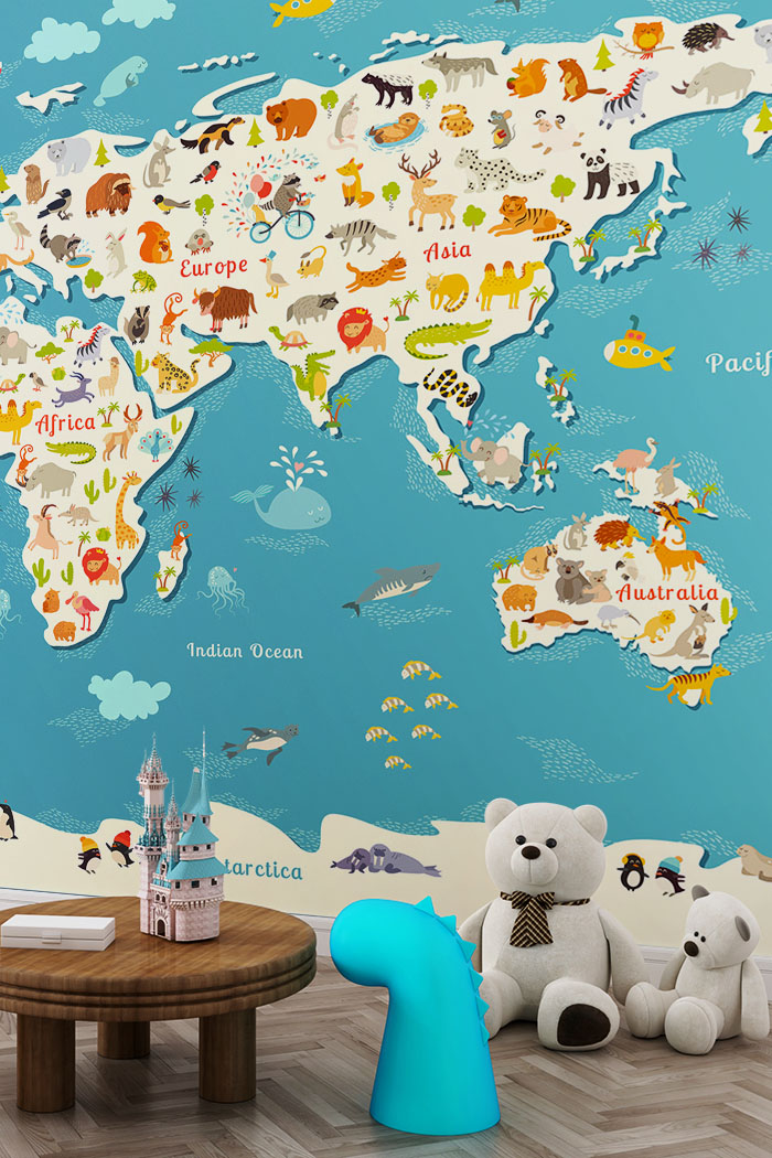 cute-animals-world-map-wallpaper-high-image