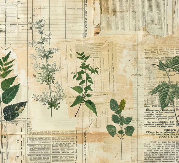 vintage-paper-leaves-wallpaper-thumb