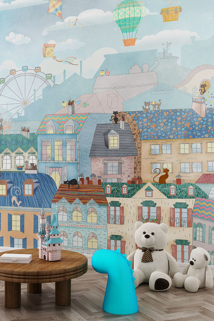 cute-paris-party-cityscape-wallpaper-tall-view