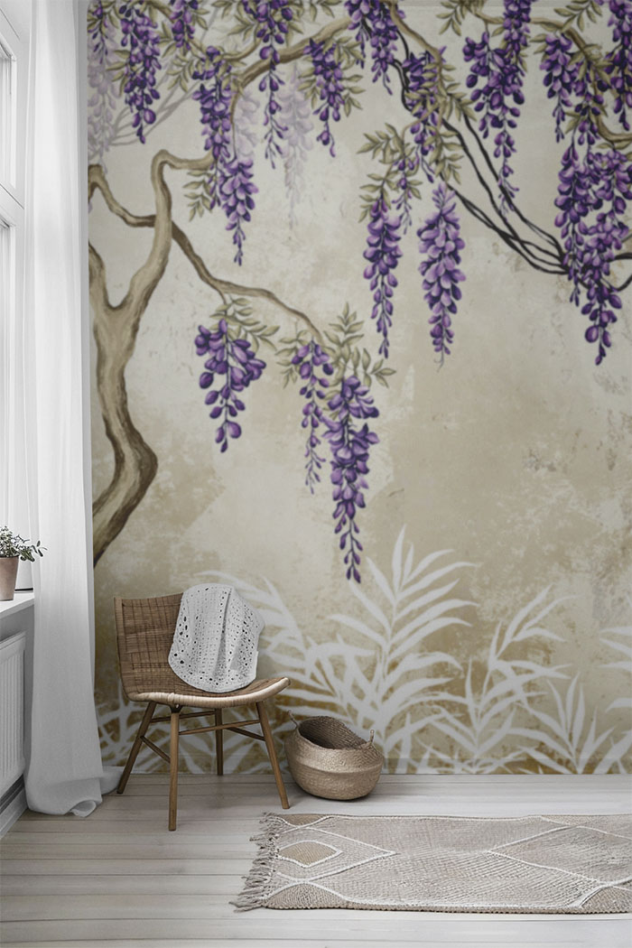lavender-wisteria-bloom-wallpaper-tall-view