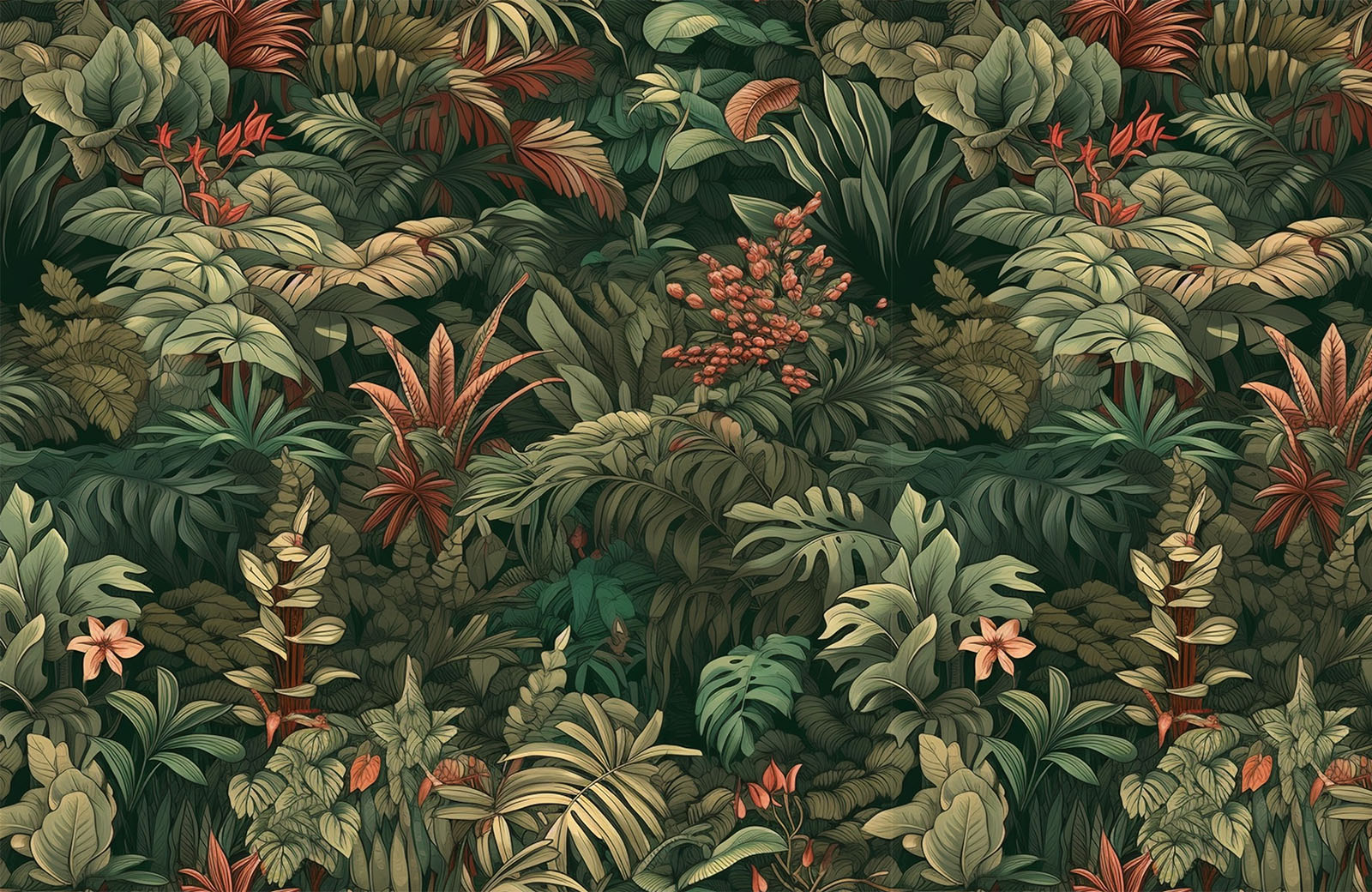 black-dark-tropical-wallpaper-image